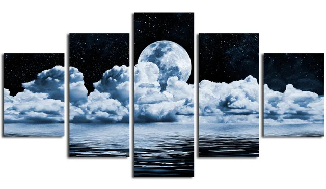 NEW-framed-5-Panels-Canvas-Print-Painting-Modern-Canvas-Wall-Art-for-Wall-Picture-Home.jpg_640x640