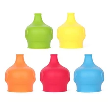 Портативный разливной мягкий Ssippy крышки для babysilicone крышка чашки безопасный напиток соломенная крышка-поилка для кормления детей