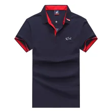 Мужская рубашка Поло, хлопок, Tace& shark, рубашка поло, новинка, Качественная мужская рубашка поло с вышивкой, модная мужская одежда