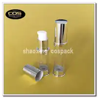 Online Sale 100pcs ZA215-10ml airless pump dispenser, 10ml airless pump cosmetic packaging, 10ml clear airless bottles wholesale