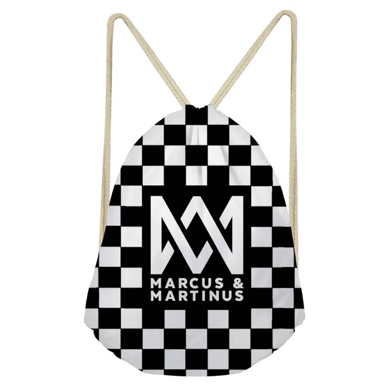 L4675Z3 ThiKin Маркус и Мартинус Drawstring Детская сумка-рюкзак для девочек-подростков небольшие мешки для хранения ежедневный Рюкзак Mochila - Цвет: L4675Z3
