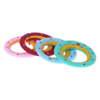 

3pcs Baby silicone teether Cartoon DIY Necklace Teething Oral Care Newborn Silicone Pacifier