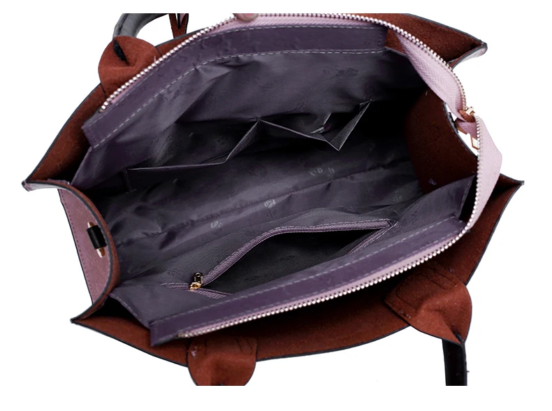 VMOHUO Women Bags Set 3pcsset Leather Handbag Women Large Tote Bags Ladies Shoulder Bag Handbag Messenger Bag Purse Sac a Main (11)