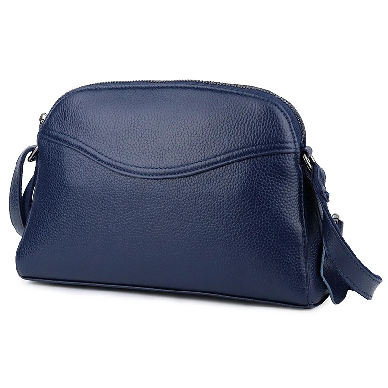 

Premium 100% Cowhide Leather Women Bags 2018 European And American Style Women Leather Messenger Bags Hot Fashion Brand Flap Bag