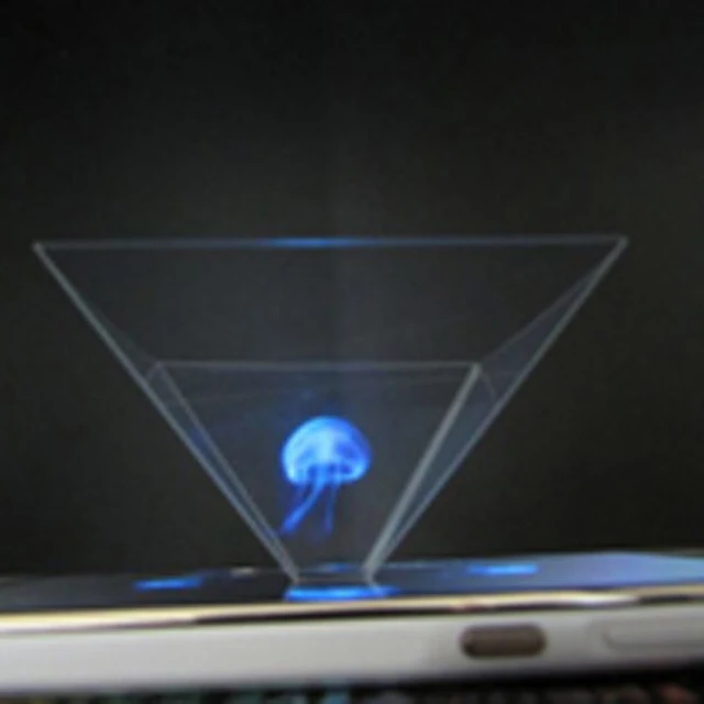 Holographic Frame Pyramid By Cellphone Smartphone 3D Dispaly Box ...
