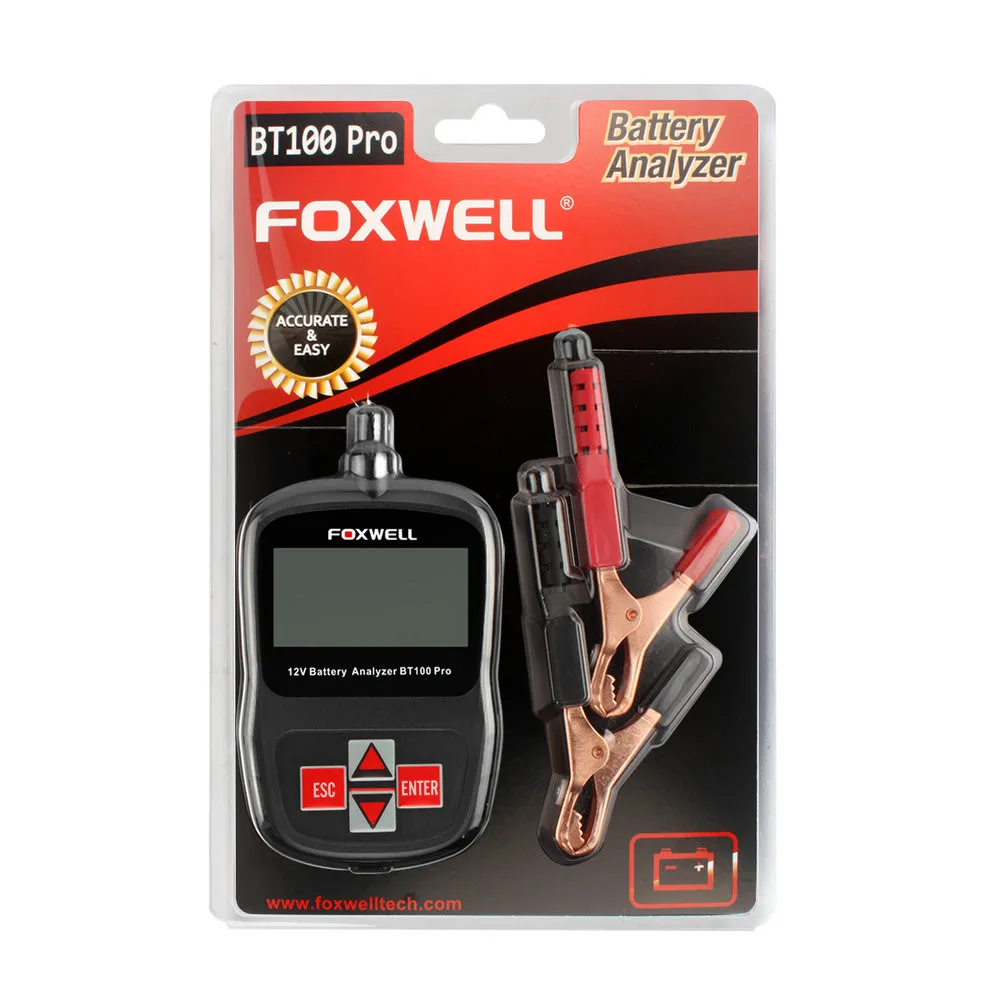 Foxwell BT100 PRO Car Battery Tester 12V-15