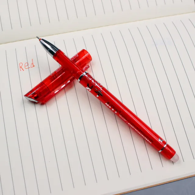 10 pcs Ink Can Be Erased Gel Pen Gift Writing Pen 0.5mm Pen Tip Refills