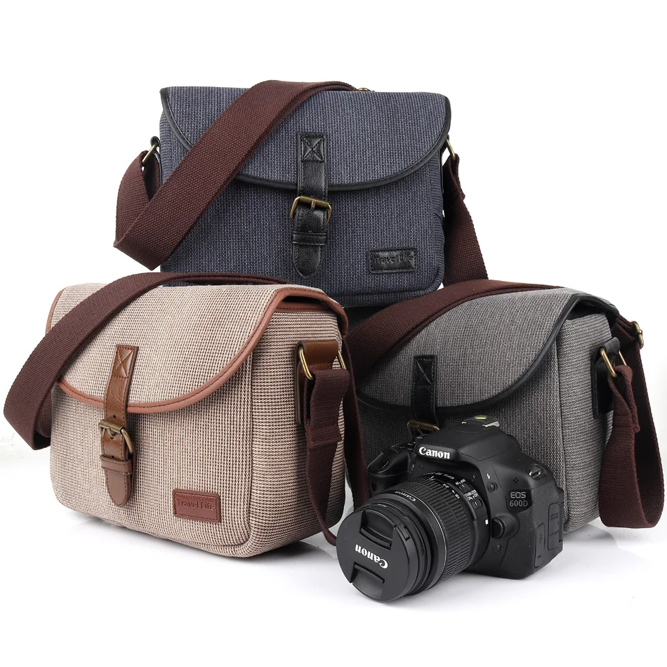 

Waterproof DSLR Camera Bag Shoulder Case For Canon 5D Mark III IV 6D2 6D 7D 1300D 1200D 850D 800D 750D 200D 600D 60D 80D 77D 70D