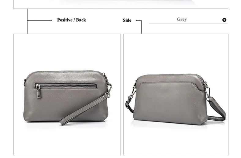 Lomelobo HBL6113 Details (20) Fashion Female Genuine Leather Shoulder Bag Messenger Bags