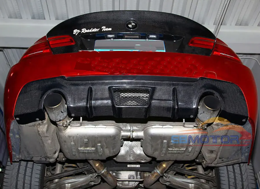 REAL CARBON FIBER REAR DIFFUSER SPOILER FOR BMW E92 E93 335i M-TECH 2008-2012 B228