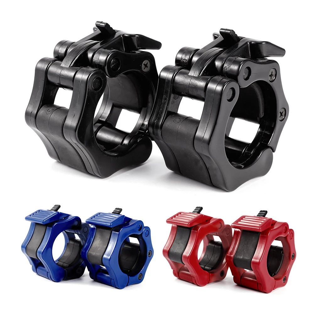 

1 Pair of 50 mm Olympic Barbell Collars Spring Collars Dumbbell Spin lock New