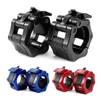 

1 Pair of 50 mm Olympic Barbell Collars Spring Collars Dumbbell Spin lock New