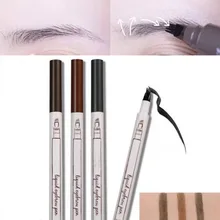 Карандаш для бровей с 4 головками, водостойкая вилка, ручка для бровей, тонкий эскиз, карандаш для бровей краска, ручка
