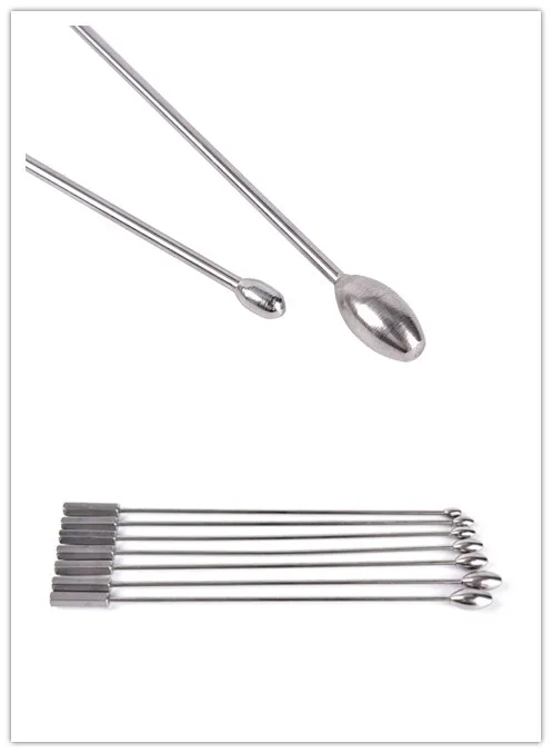 Male Urethral Dilators Dia 6/7/8/9/10/11/12mm Men Electro Shock Penis Sounding Dilator Chastity Massage