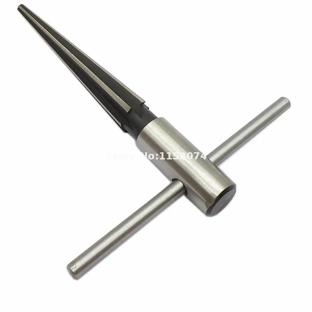 

5-16mm 1:10 Bridge Pin Hole Hand Held Reamer T Handle Tapered 6 Fluted Chamfer Reaming Guitar Woodworker Luthier Cutting Tools