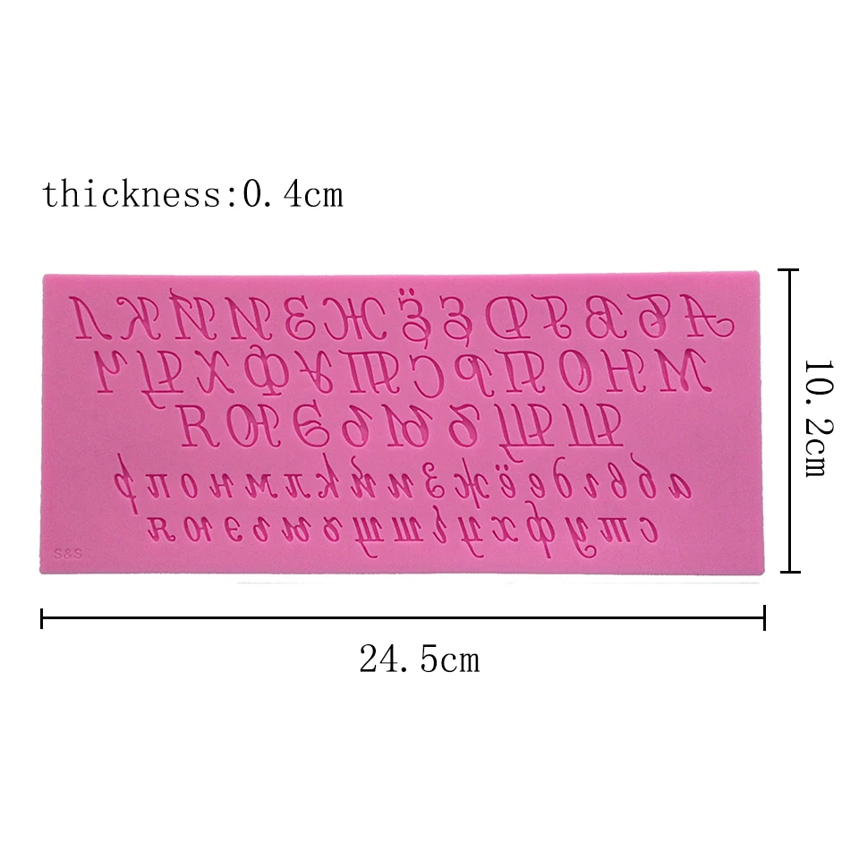 Transhome силиконовая форма для помадки буква русского алфавита Помадка Торт Шоколад силиконовая форма глина Смола Сахар Конфеты инструменты для выпечки