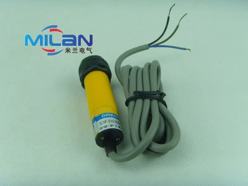 1 шт. E3F-DS30B2 диффузный тип M18 три провода DC NPN NC 10-30 см расстояние обнаружения