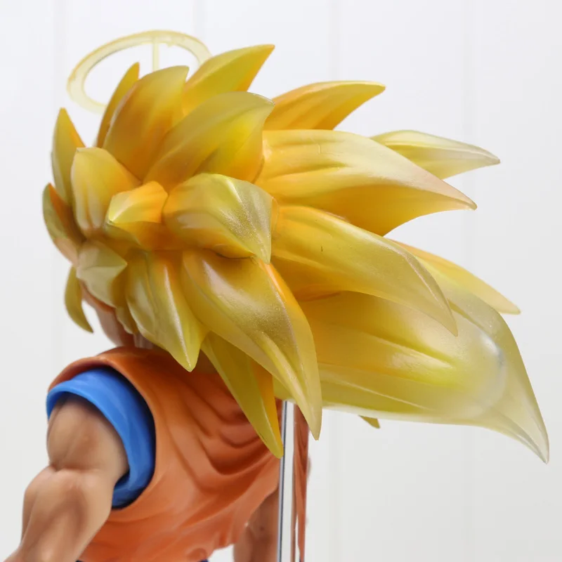 30 см Dragon Ball Супер Saiyan 3 Сон Гоку красные волосы ПВХ фигурка игрушки Dragon Ball Z фигурка