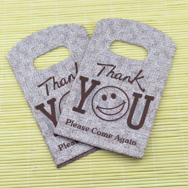 100pcs Simple Style Thankyougift Jewelry Bags In Random Colors