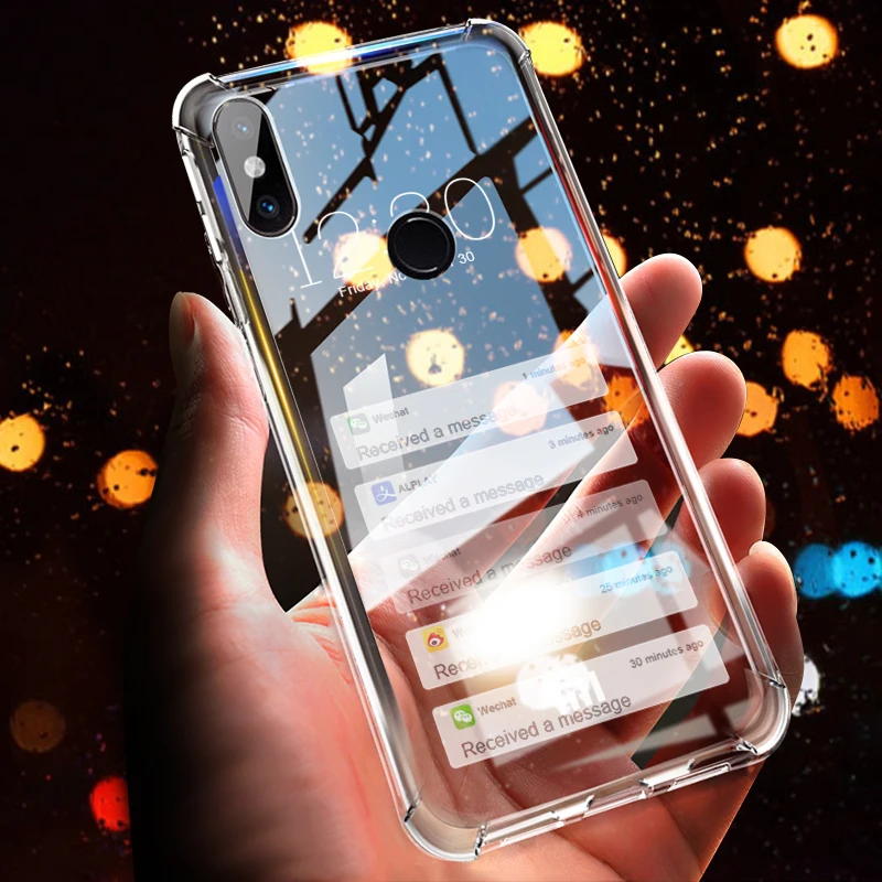 

Soft TPU Phone Case For Xiaomi Redmi Note 6 5 Pro 6 6A Mi 8 A2 Lite 9 5X Pocophone F1 Mi2S 5 Plus Silicone Case Shockproof Cover