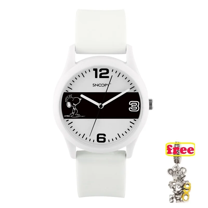 Snoopy для мужчин часы силиконовый кварцевый ремешок спортивные часы Дети Мода Relogio Masculino мужской Кварцевые часы знаменитого бренда 818