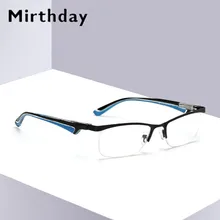 Портативный полуоправы очки для чтения женщин мужчин металлический каркас дальнозоркостью очки оправа с диоптриями дальнозоркие Brillen