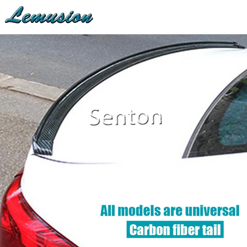 

Car-Styling Car Carbon Fiber Spoilers Sticker For Renault Duster Laguna Megane 2 3 Logan Captur For Saab 9-3 9-5 93 For MG 3 ZR