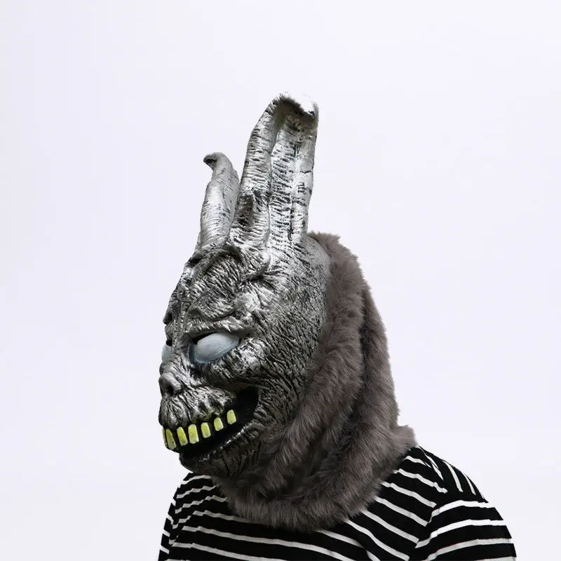 Adult Funny Donnie Darko FRANK the Bunny Rabbit MASK Latex Christmas Gifts Costume Animal Fur Masks Party Cosplay Dress