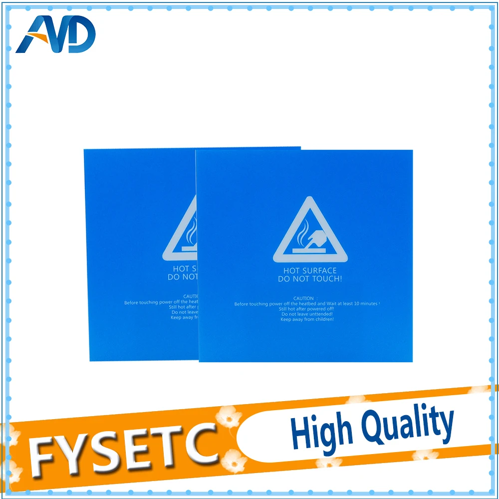 

1pc New Arrival 214*214mm High Quality Blue Red Heatbed Sticker 3D Printing Build Plate Tape for 3D Printer Heating Table
