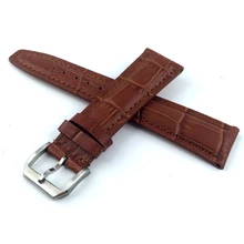 22 мм коричневый parnis кожаный ремешок подходят parnis мужские часы