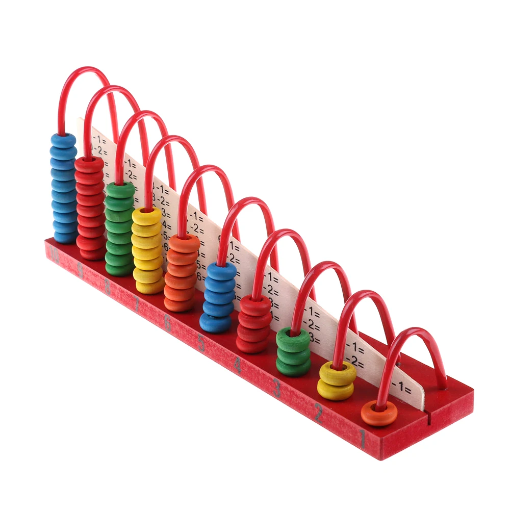 Деревянные детские математические игрушки abacus радужные шарики классические X