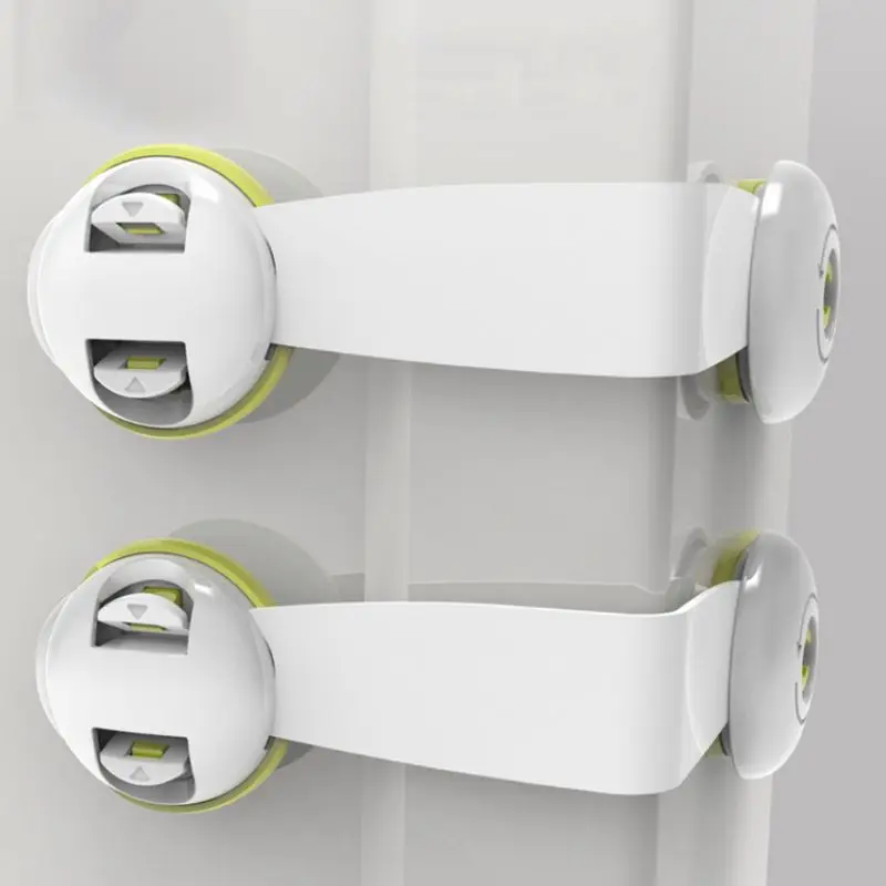 1 زوج الطفل مكافحة كليب قفل سلامة الأطفال الرعاية البلاستيك خزائن الثلاجة غطاء مرحاض درج حزام