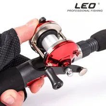 Leo быстрая спиннинговая катушка для соленой воды, высокоскоростная Максимальная гладкая катушка для пресной соленой воды, рыболовная катушка с маленьким барабаном, рыболовная катушка для подледной рыбалки