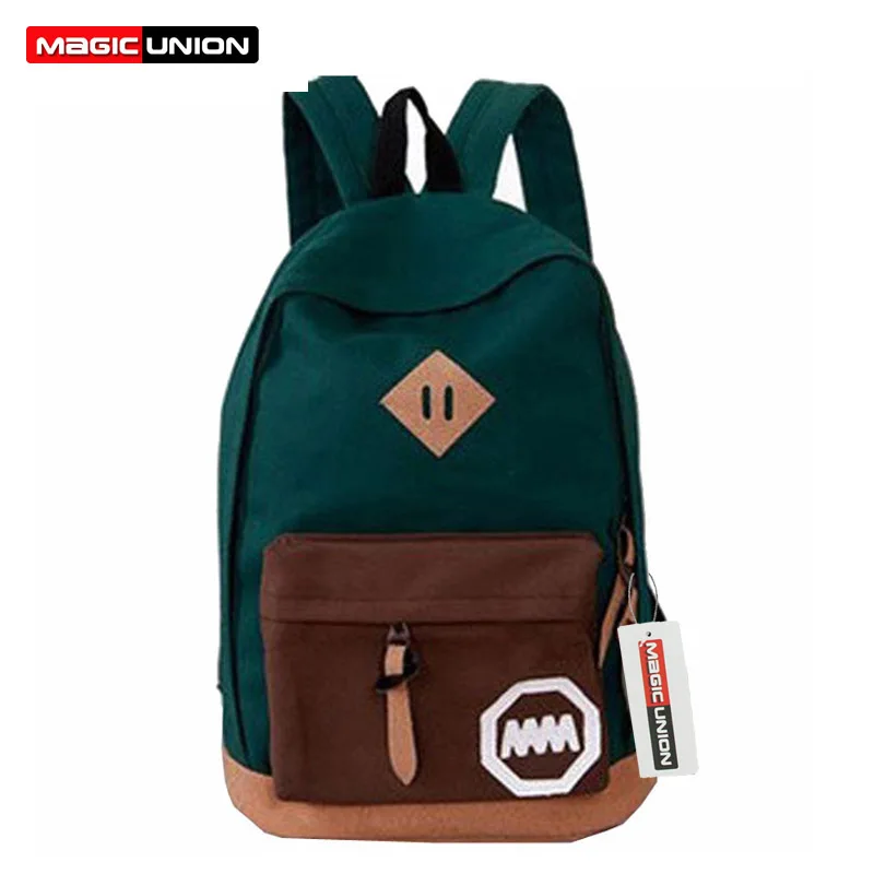 MAGIC UNION Woman Backpack New Women School Bag Printing Backpack School Backpacks Fashion Canvas Backpacks Women's Bags