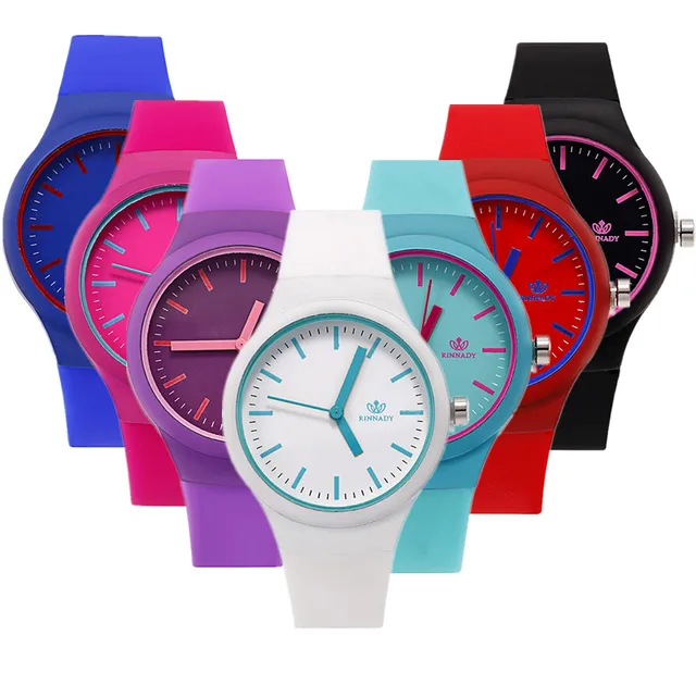 Dropshipping 2018 Casual fashion Jelly Silicone children's watch ladies quartz r Dropshipping 2018 Casual fashion Jelly Silicone children's watch ladies quartz r