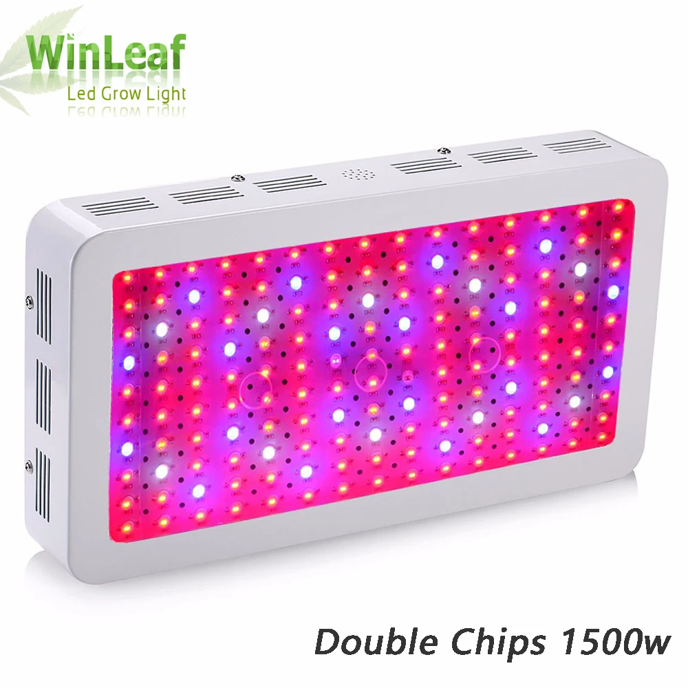 

LED Grow Light Full Spectrum palnt grow lamp 1500W Double Chips 410-730nm For Indoor Plants and Flower Phrase Very High Yield