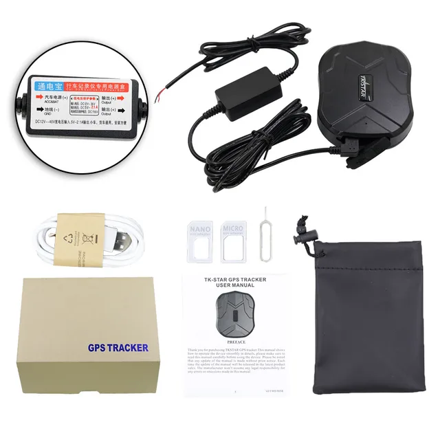 TK Star 3G 4G GPS Car Tracker TKSTAR TK905 5000mAh Long Battery Life ...