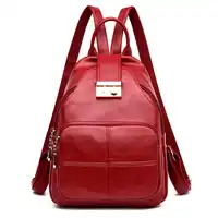 Female Backpacks Back Pack Leather Women Backpacks School Bags for Teenagers Girls Ladies Travel Shoulder Bags Mochila Sac A Dos