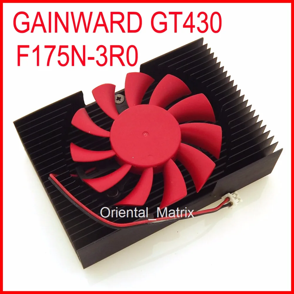 

Free Shipping GAINWARD GT430 F175N-3R0 2Wire 2Pin Cooler Cooling Fan