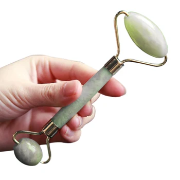 

Portable Pratical Facial Massage Roller Natural Jade Anti Wrinkle Face Slimming Shaper Body Foot Relaxation Beauty Tool Women