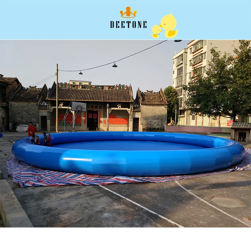 

Summer hot sale 0.6 MMPVC material diameter 12m high 1m large outdoor inflatable swimming pool children's swimming pool