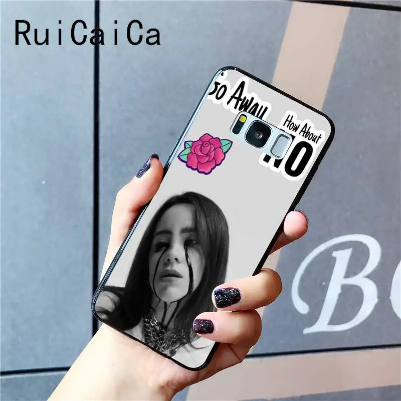 Цветной милый чехол для телефона Ruicaica Billie Eilish Khalid Samsung Galaxy S9 plus S7 edge S6 S10 S8