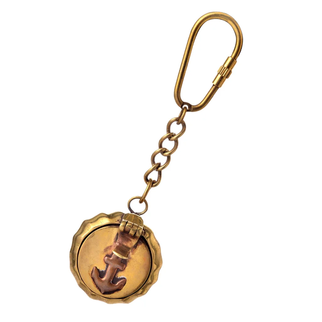 Women Mens Gift Vintage Mixed Styles Design Steampunk Copper Keychain Keyring 