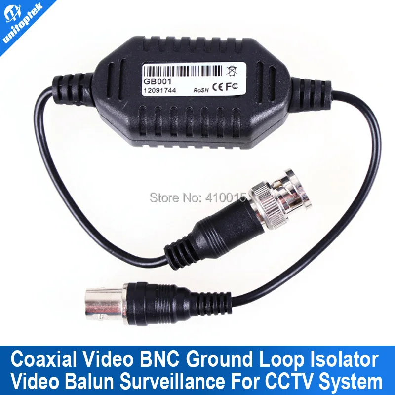 

Coaxial Video Ground Loop Isolator Built in Video BALUN BNC Video Surveillance cctv system