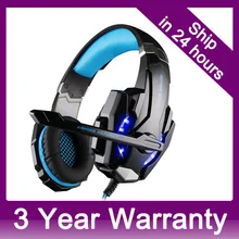Gaming headset auriculares para playstation 4 ps4 tablet pc iphone 6/6 s/6 plus/5S/5 teléfonos móviles, 3.5mm Para Auriculares con Micrófono
