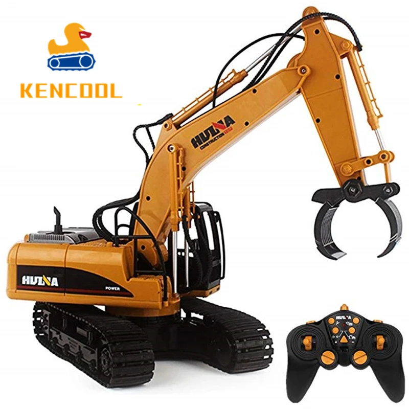 

1:14 RC Remote 2.4Ghz Alloy 16 Channel Crawler Full-Function Fork Excavator, Radio Remote Simulation Mine Control Construction