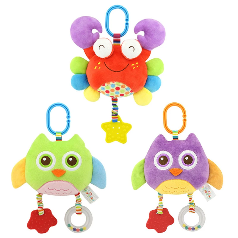 

INT'G Babies Toys For Pram Teethers Baby Plush Toys Infant Music Baby Mobile Crib Hanging Soft Plush Toys Bell Pelucia Bebe