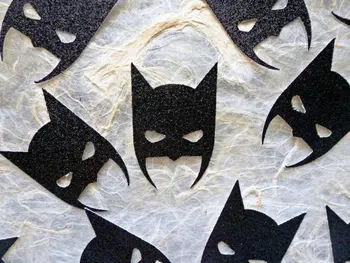 

glitter Batman Super Hero Themed Event table confettis boy birthday wedding scatters party Scrapbooking Embellishment cards