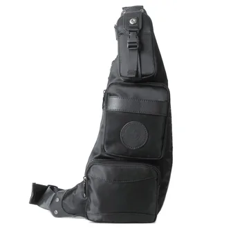 

New Fashion Men Sling Day Pack Chest Casual Bag Waterproof Nylon Travel Motorcycle Messenger Shoulder Bags