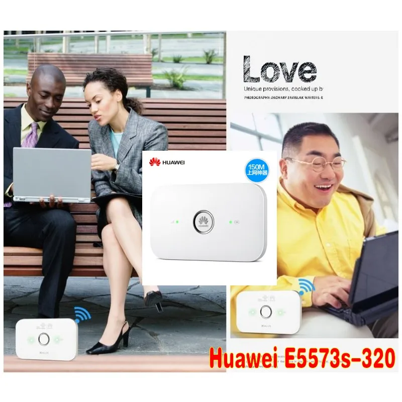 (+ 2 шт. антенны) huawei E5573s-320 разблокирована 150 Мбит/с 4 г LTE Wi-Fi 4 г LTE в Европе, Азии, ближний Восток и Африка и 3g глобально